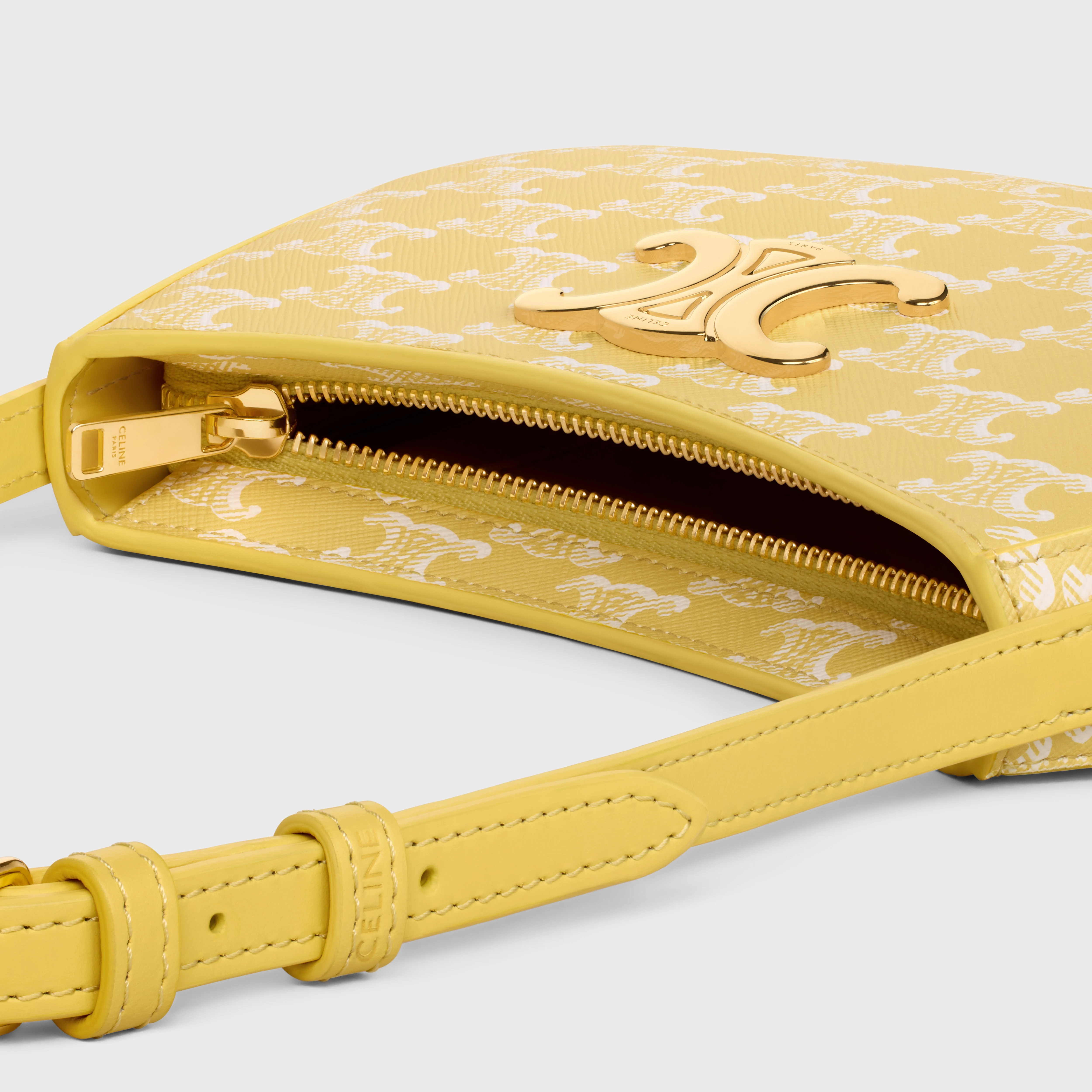 MEDIUM TILLY BAG in TRIOMPHE CANVAS AND CALFSKIN - 4