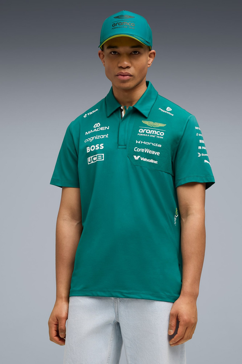 PUMA PUMA x ASTON MARTIN ARAMCO F1® TEAM Men's Replica Polo outlook