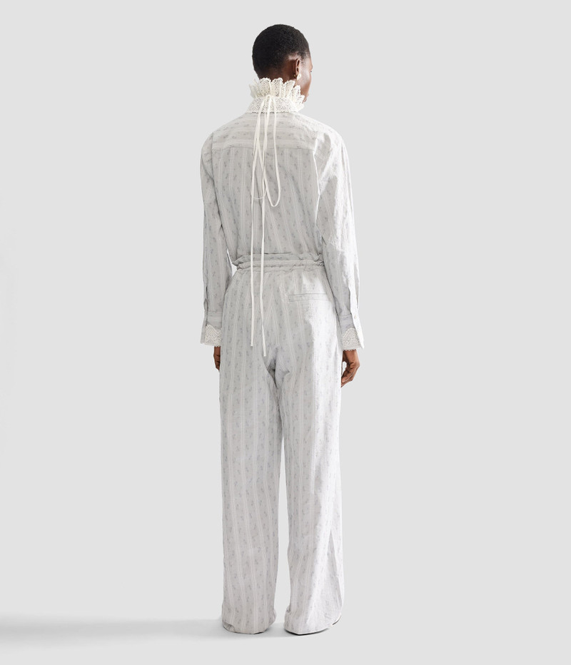 DITSY COTTON STRIPE DRAWSTRING TROUSER 3
