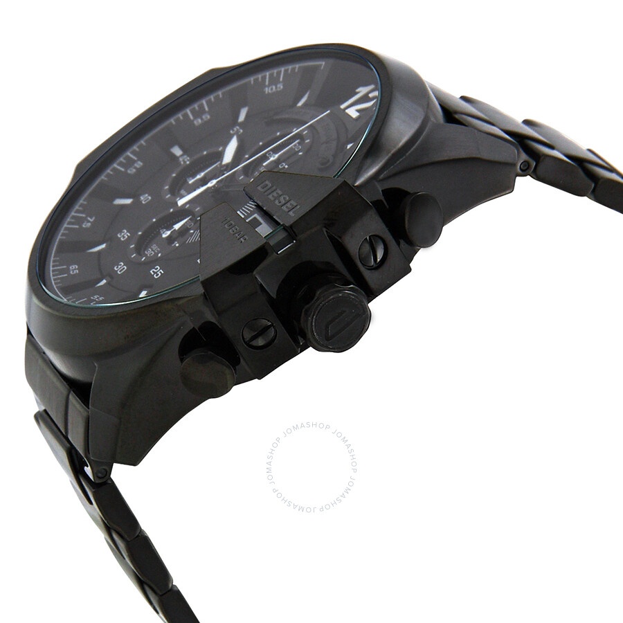 Diesel Mega Chief Chronograph Black Dial Men's Watch DZ4283 - 2