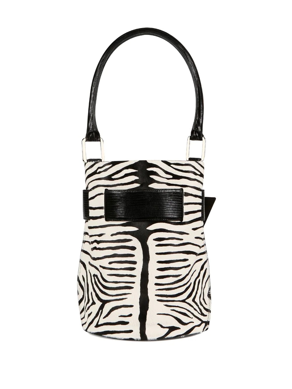 Wanda zebra-print bucket bag - 4