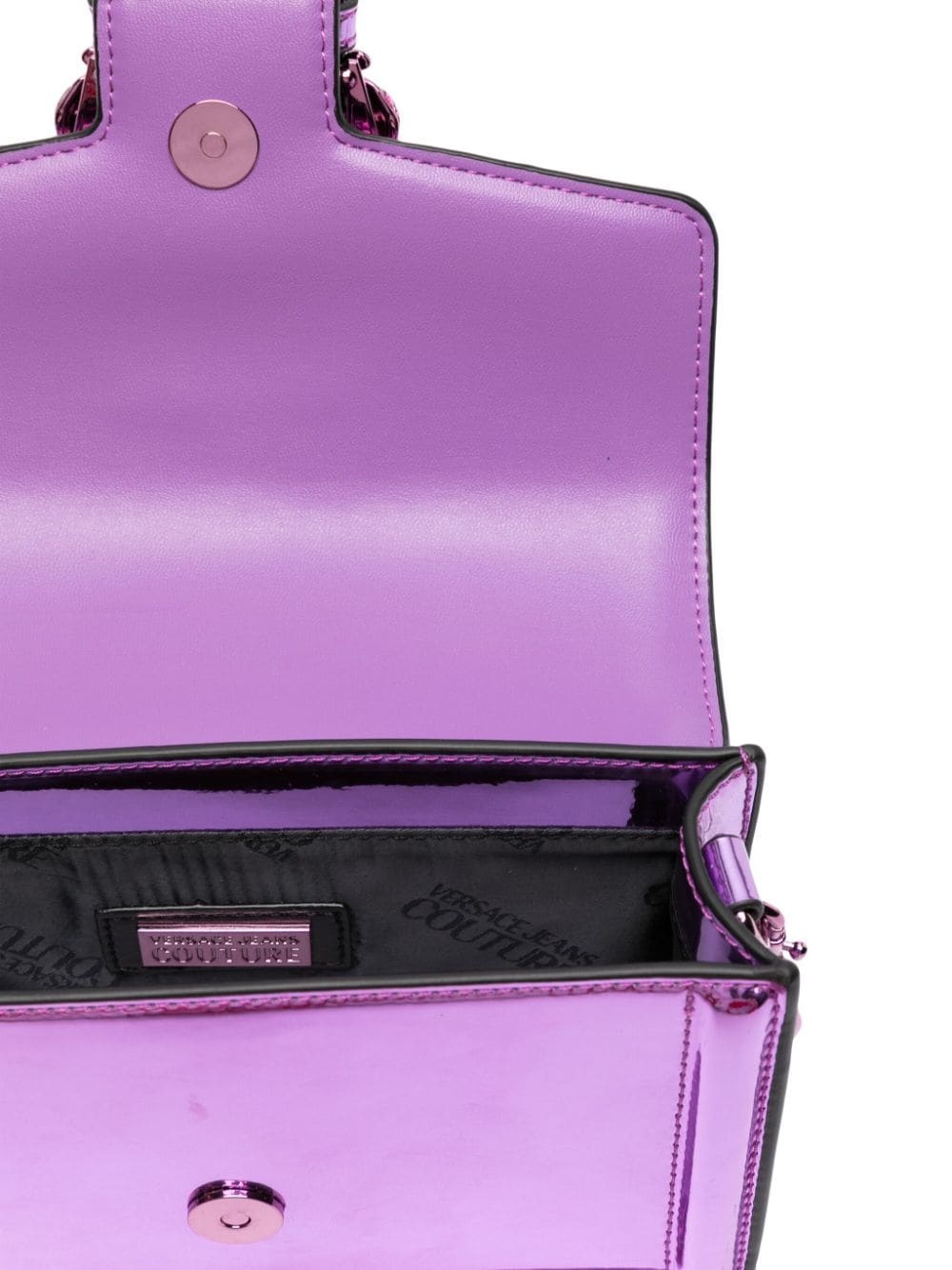 logo-plaque leather crossbody bag - 5