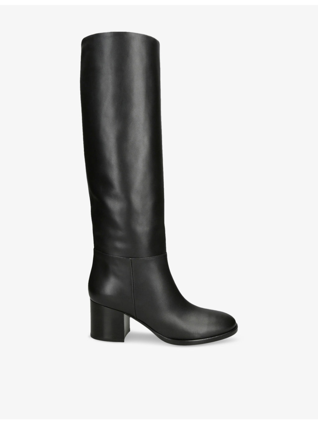 Vitello Glove 60 Leather Heeled Knee-High Boots - 1