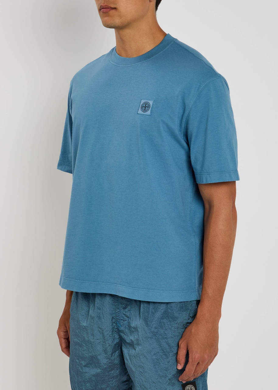 Stone Island Logo Cotton T-shirt - 2