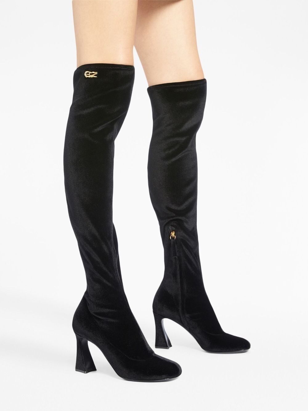 Teresee 85mm leather boots - 5