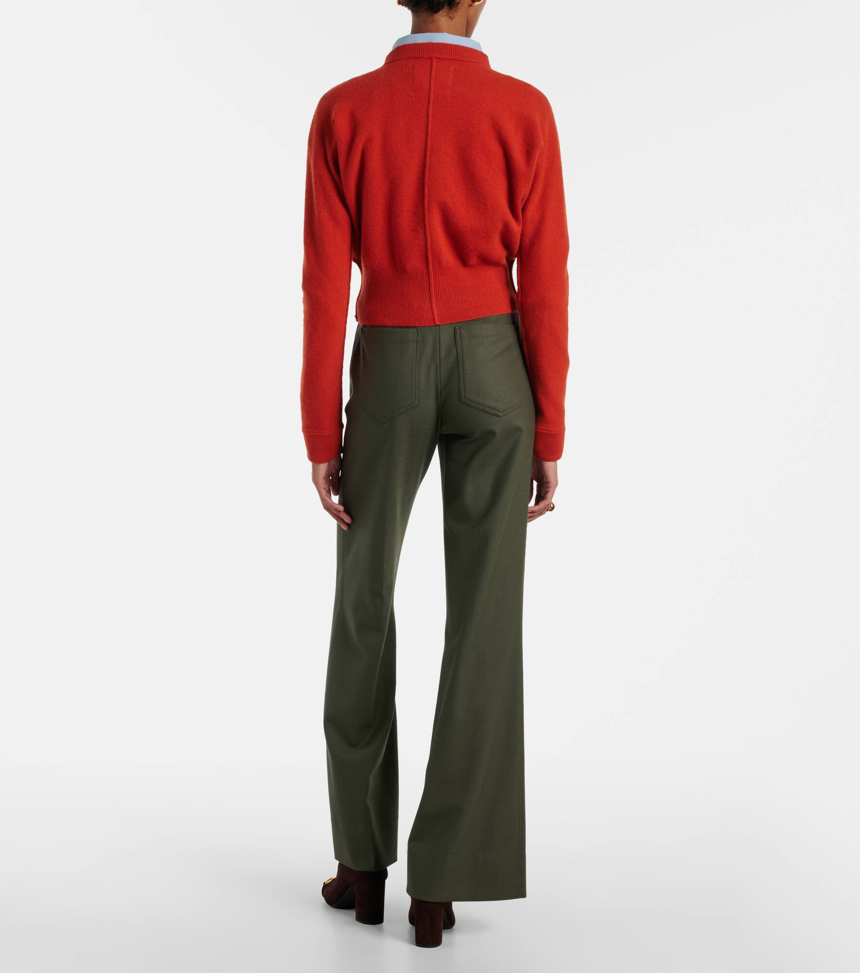 Blouson cashmere-blend cardigan - 3
