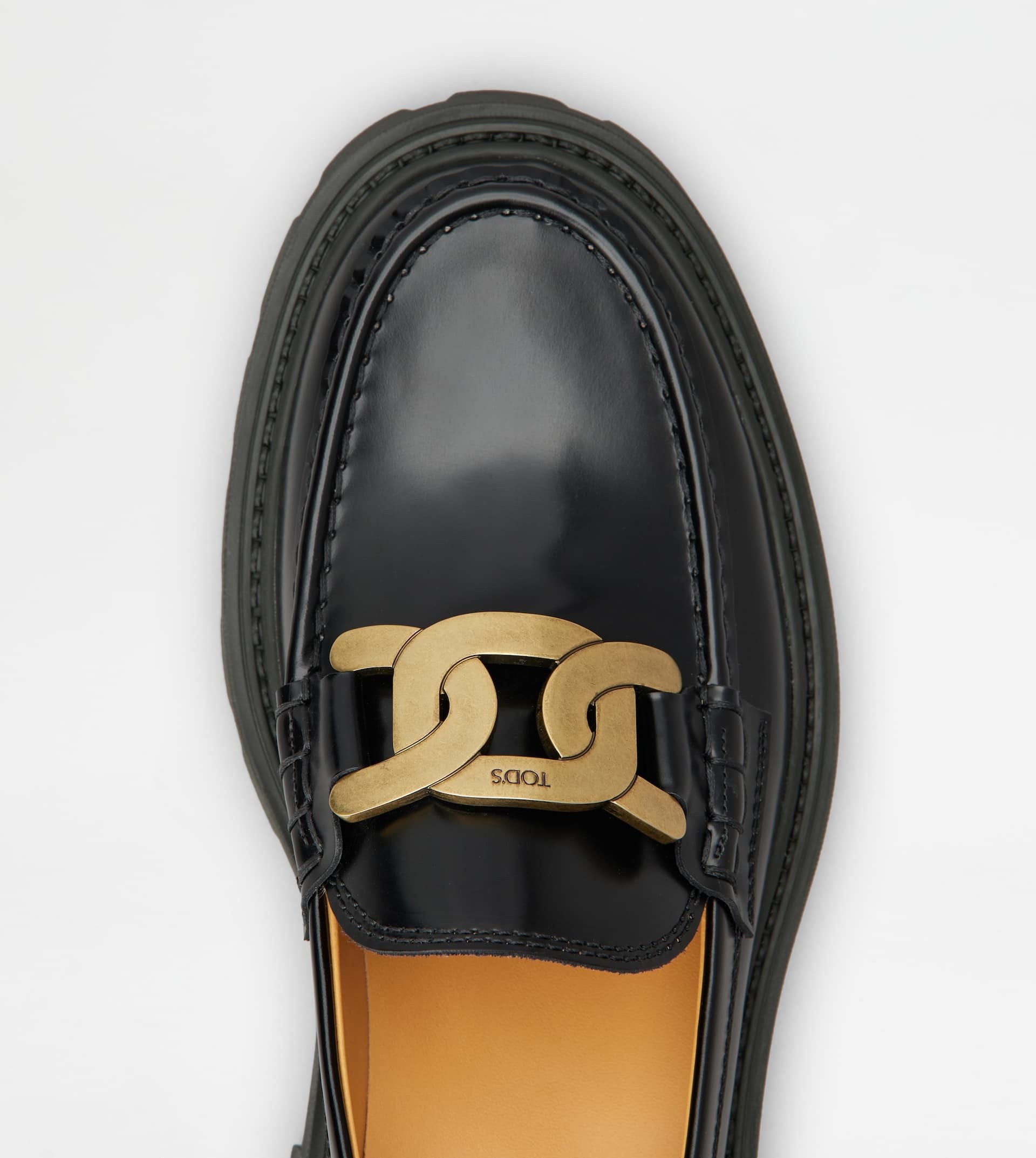 KATE LOAFERS IN LEATHER - BLACK - 4