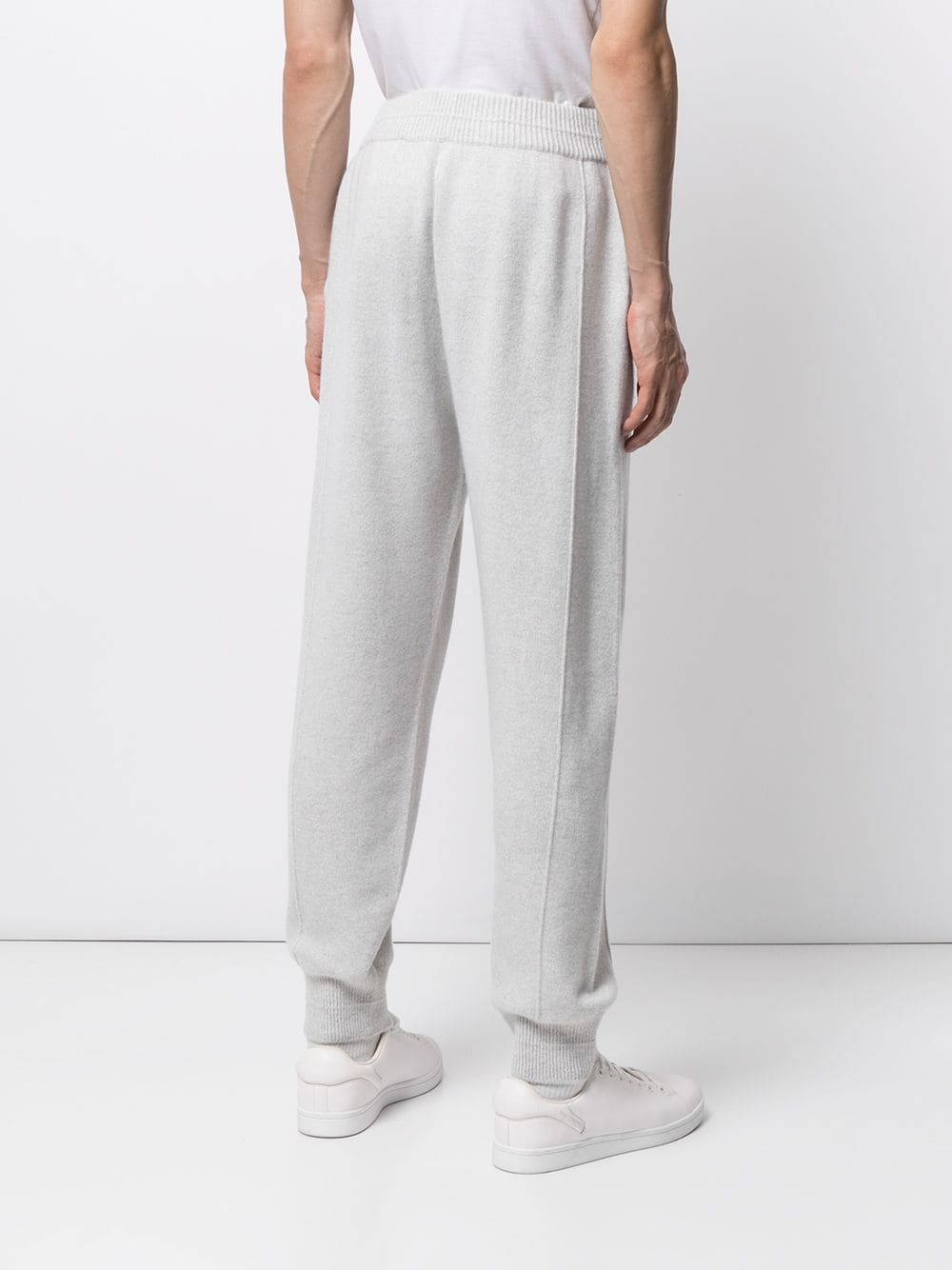 corduroy-detail track pants - 4