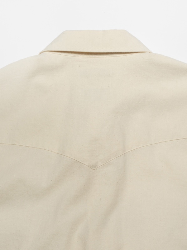 George Chambray Western Shirt Ecru - 3