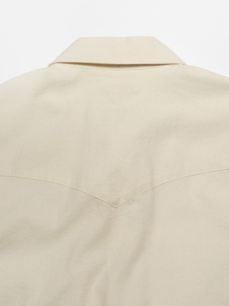 George Chambray Western Shirt Ecru 3