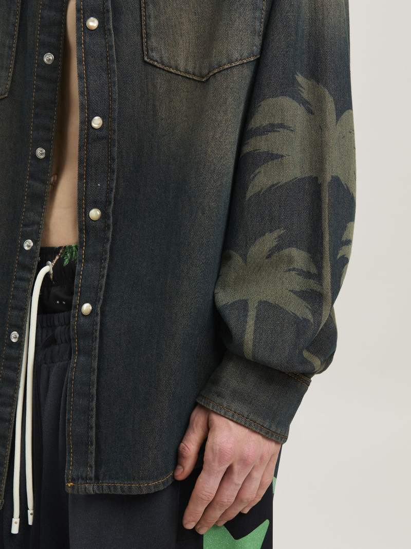 Curved Logo Tartan Overshirt 6