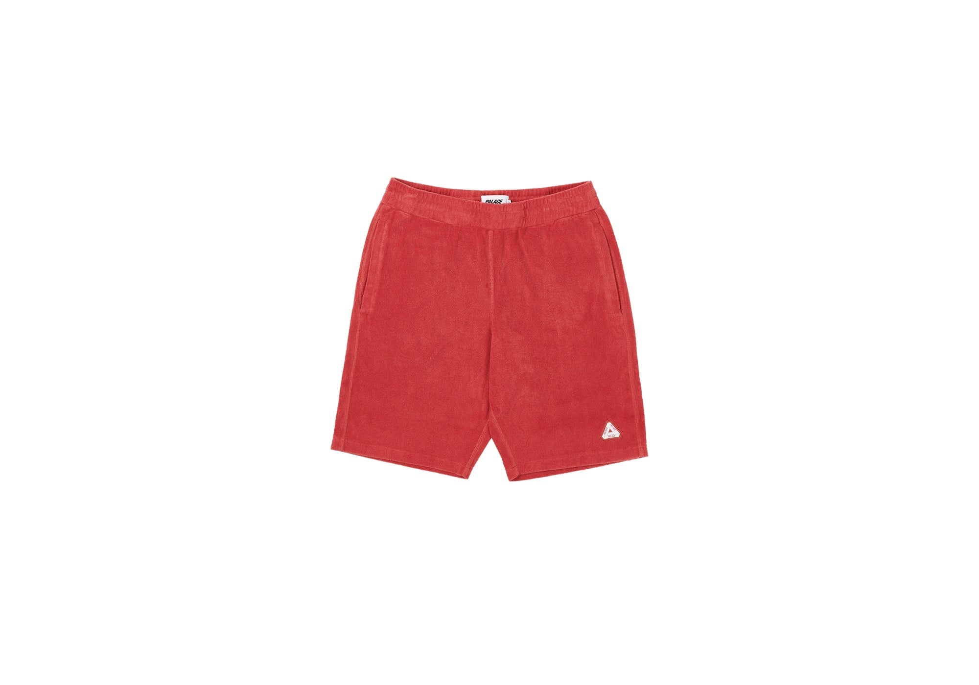 TOWELLING SHORTS RED - 1