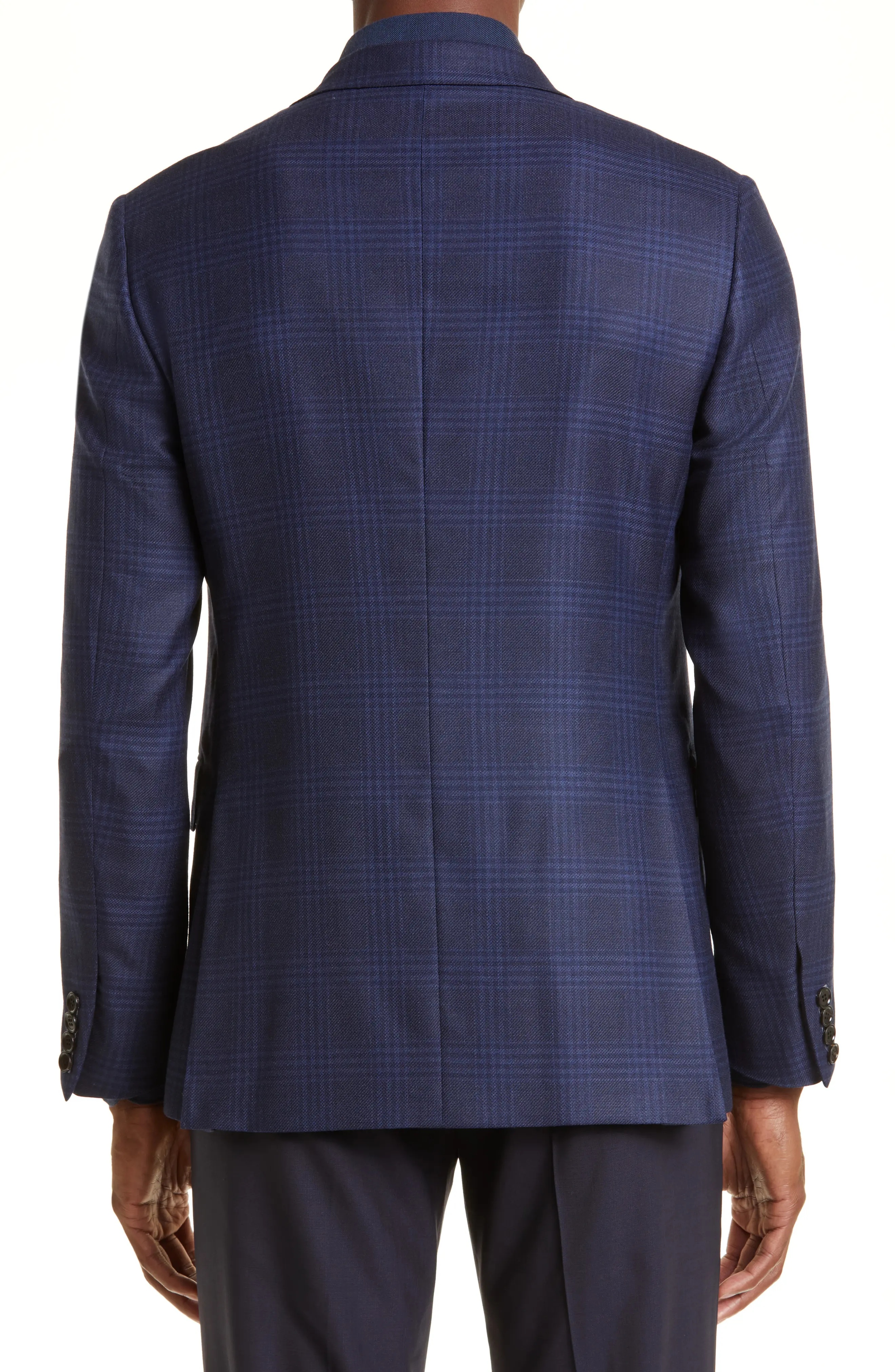 Prince of Wales Plaid Achillfarm Wool Blazer - 2