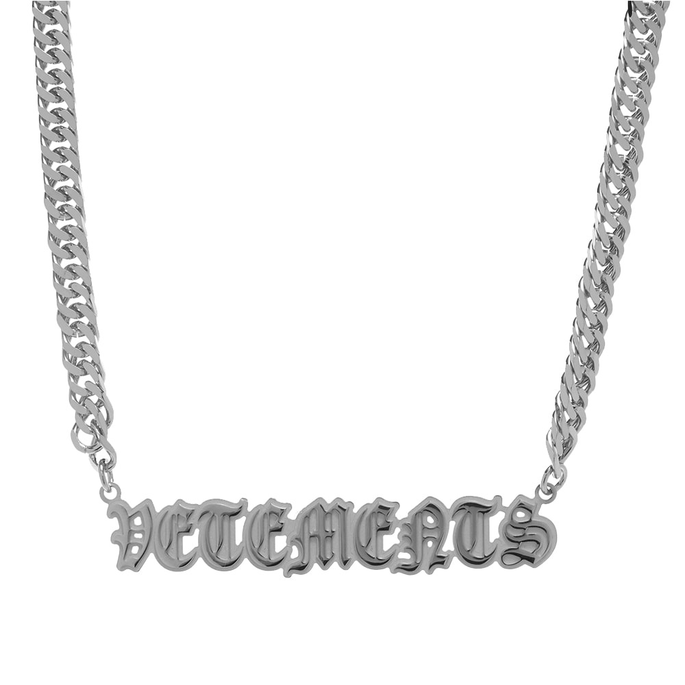 VETEMENTS Gothic Logo Necklace - 1