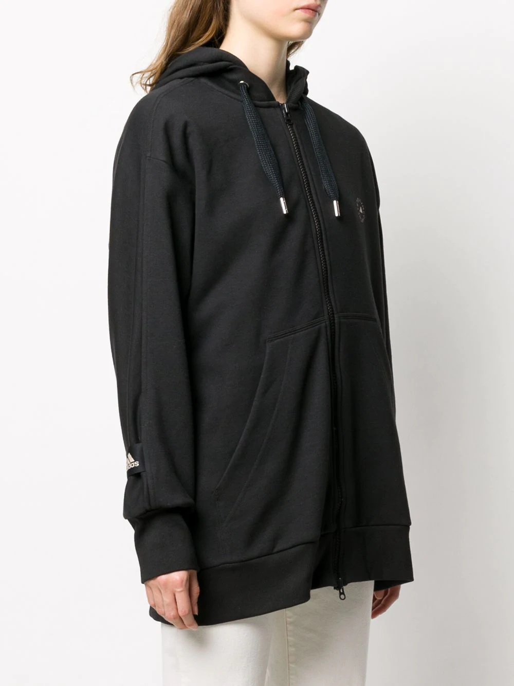 oversized zip-front hoodie - 3