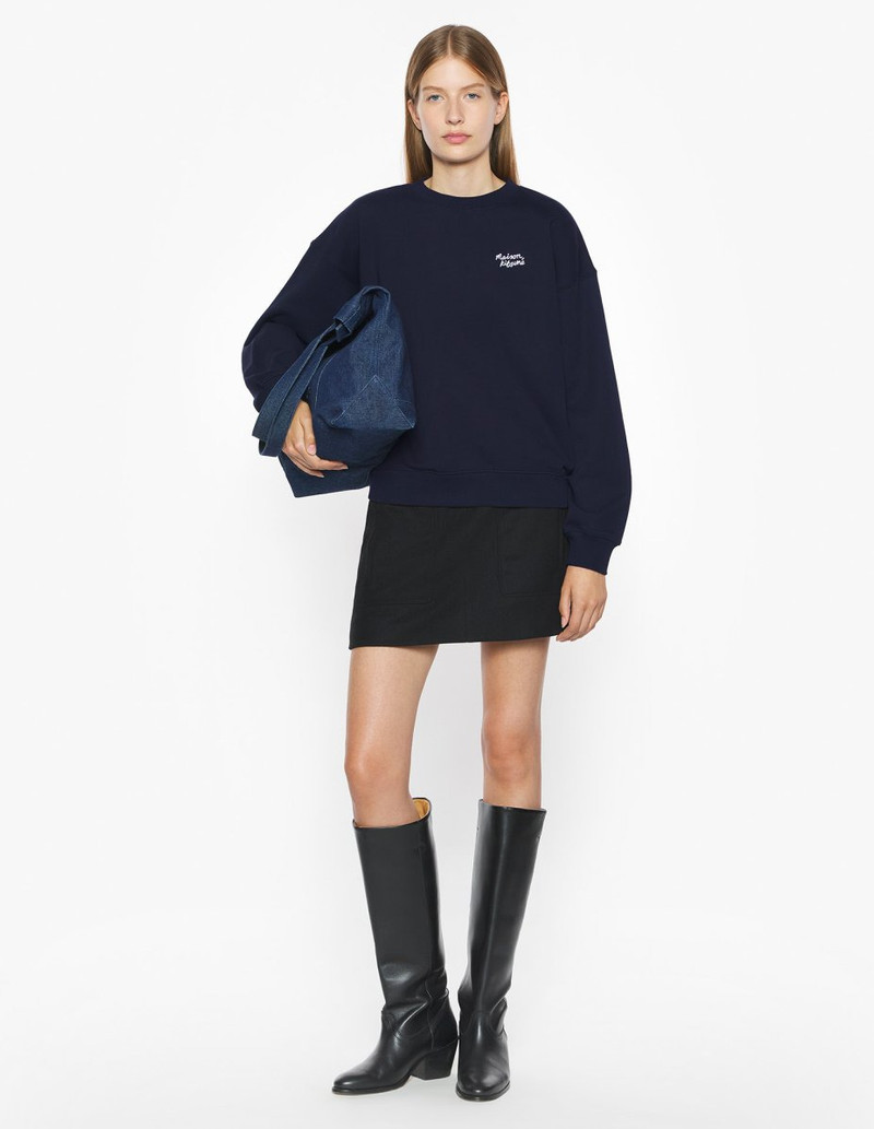 Maison Kitsuné MAISON KITSUNE HANDWRITING COMFORT SWEATSHIRT outlook