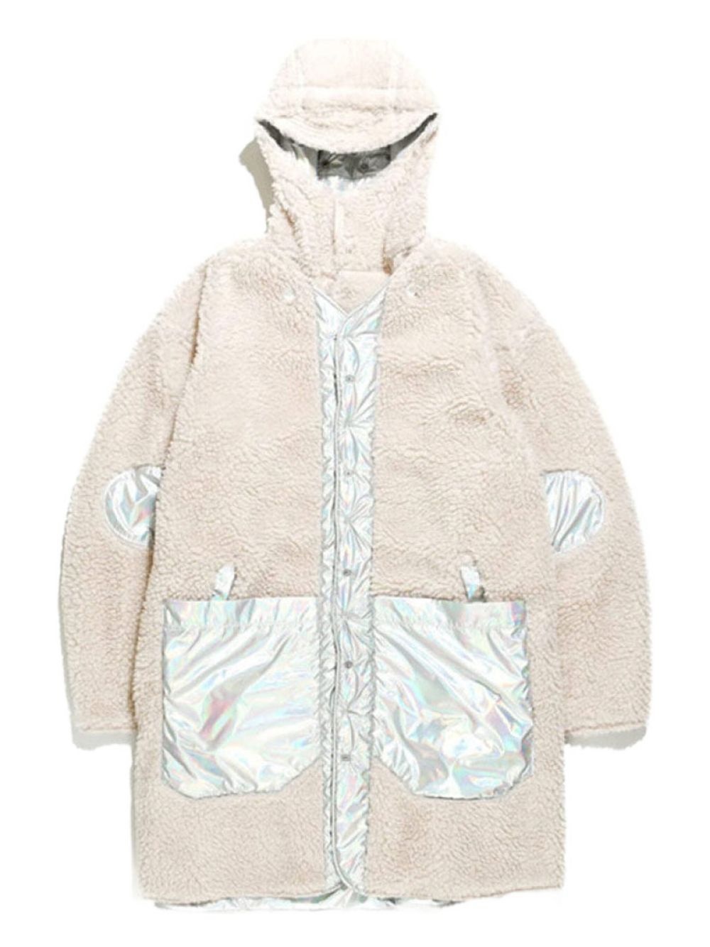 iridescent hooded parka - 2