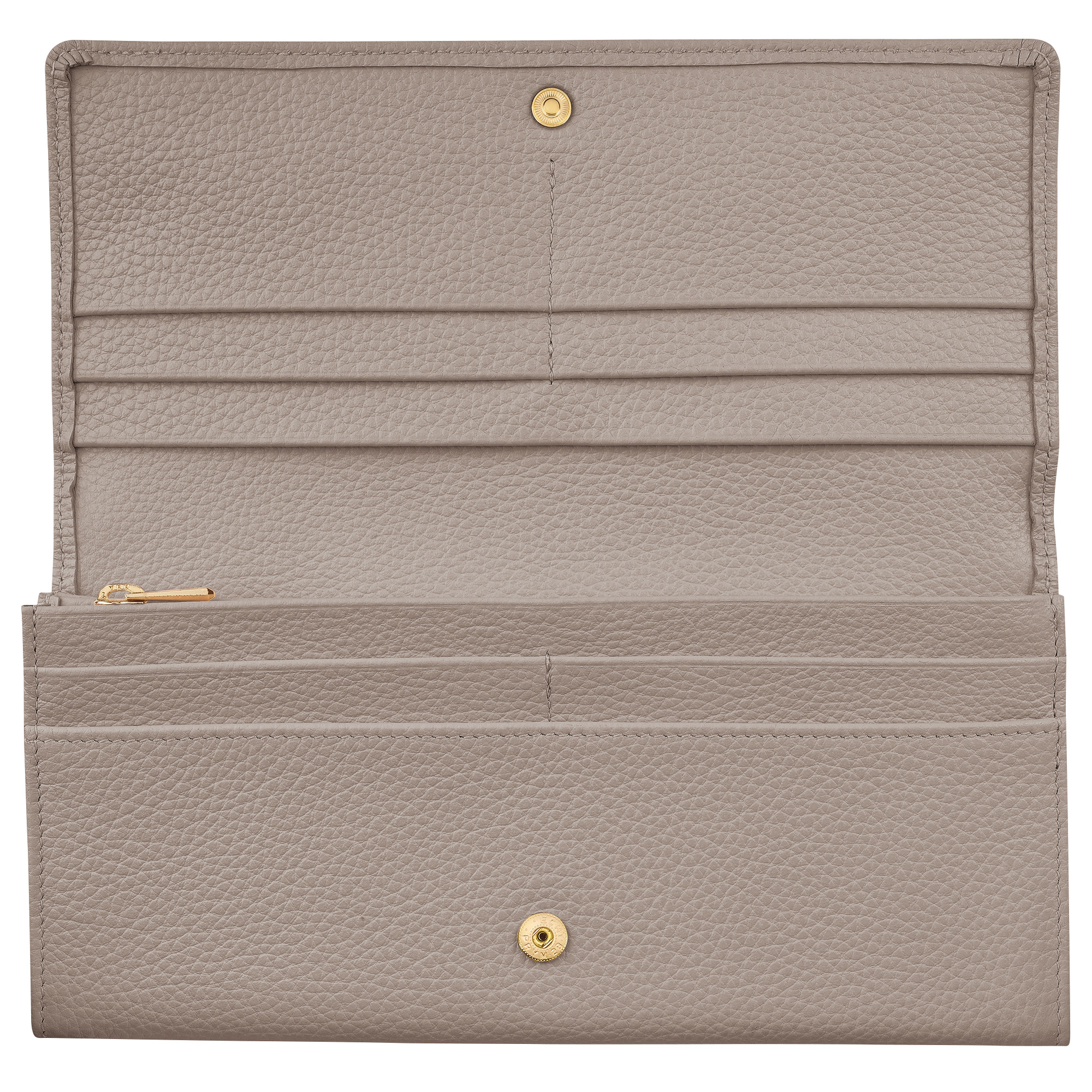 Le Foulonné Continental wallet Turtledove - Leather - 2