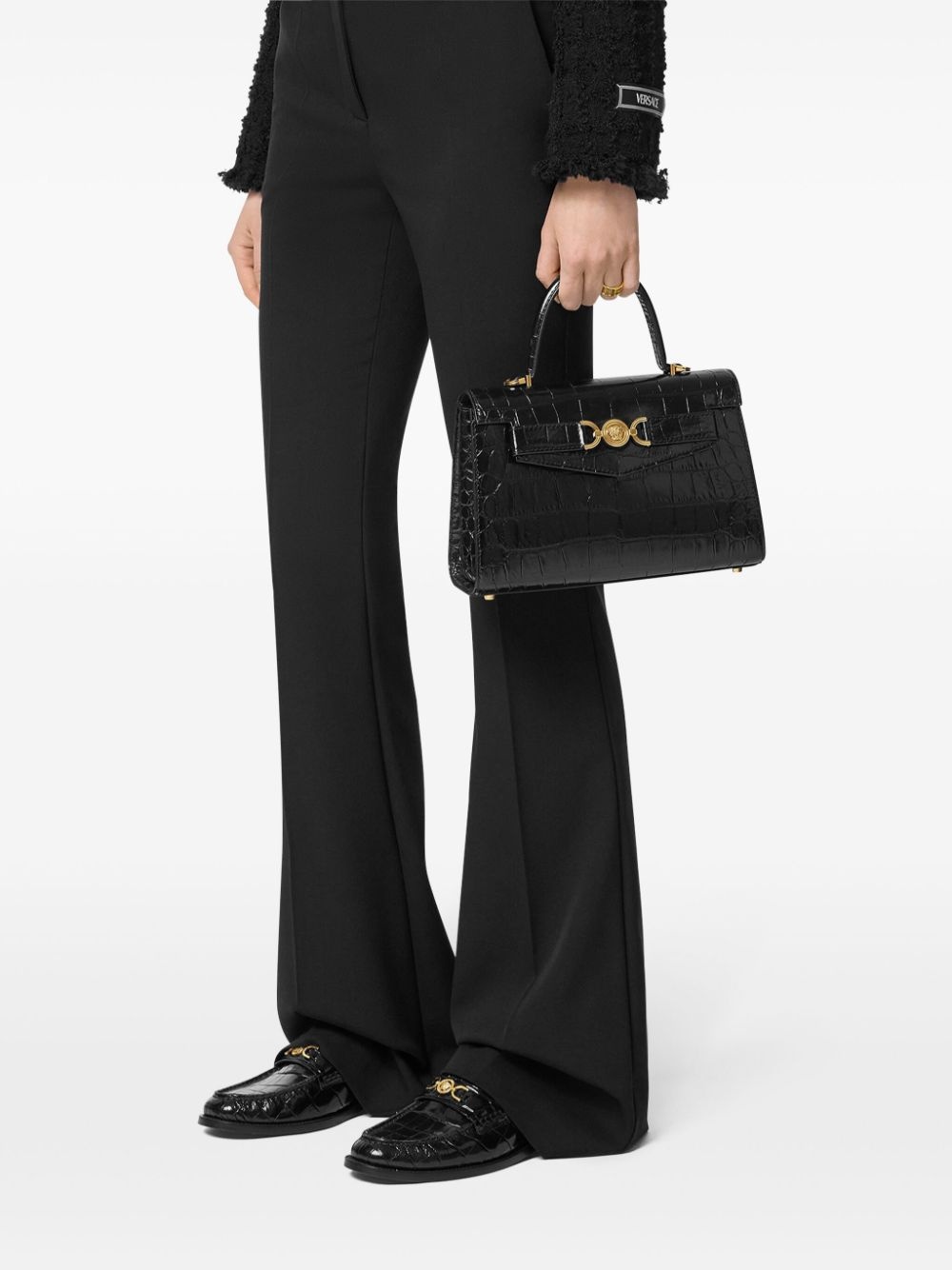Medusa '95 crocodile-embossed tote bag - 2