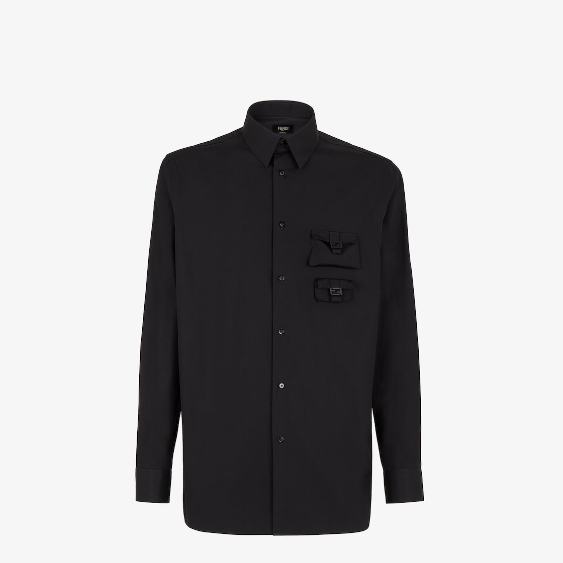 Black cotton shirt - 1