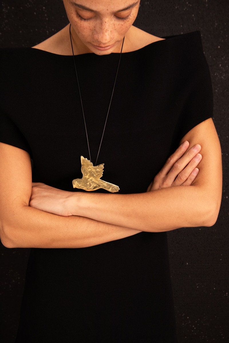 YSSO Siren Pendant Cord Necklace outlook