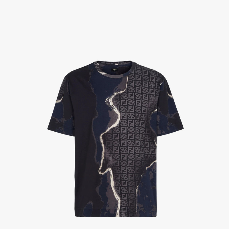 Black jersey T-shirt 1