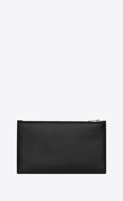 SAINT LAURENT tiny monogram bill pouch in matte leather outlook