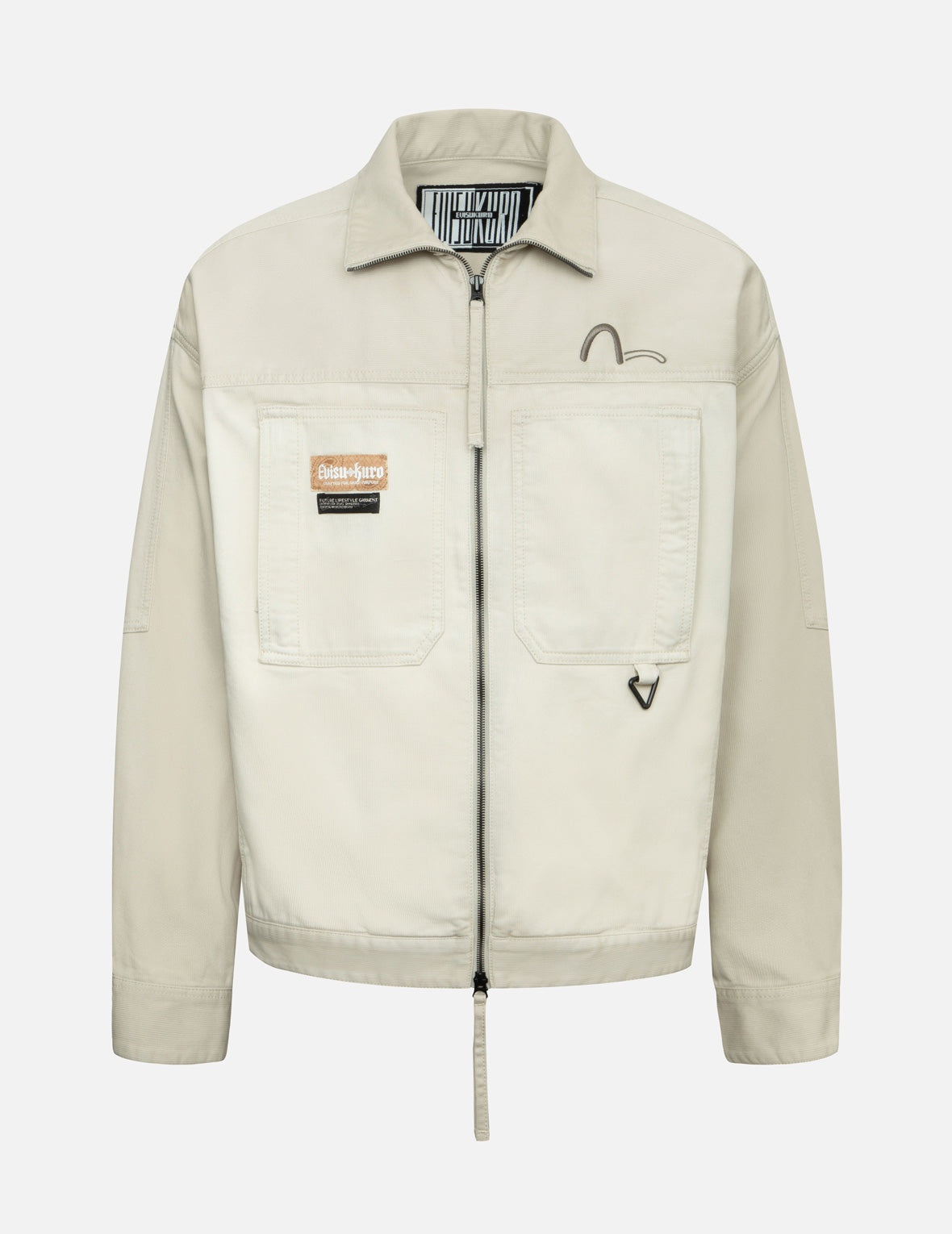 EVISUKURO Garment Dyed Oversized Jacket - 4