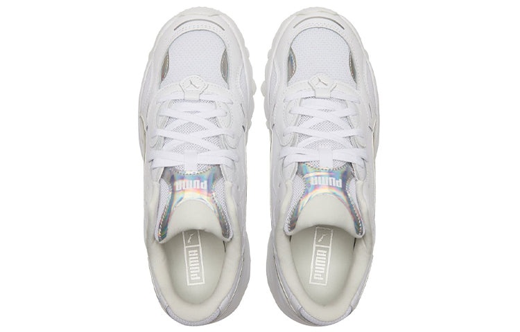 (WMNS) PUMA Pulsar Wedge 'Iridescent - White Silver' 385251-01 - 5