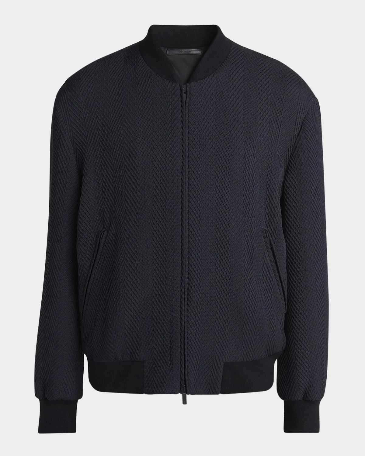 Men's Raised Chevron Bomber Jacket - 1