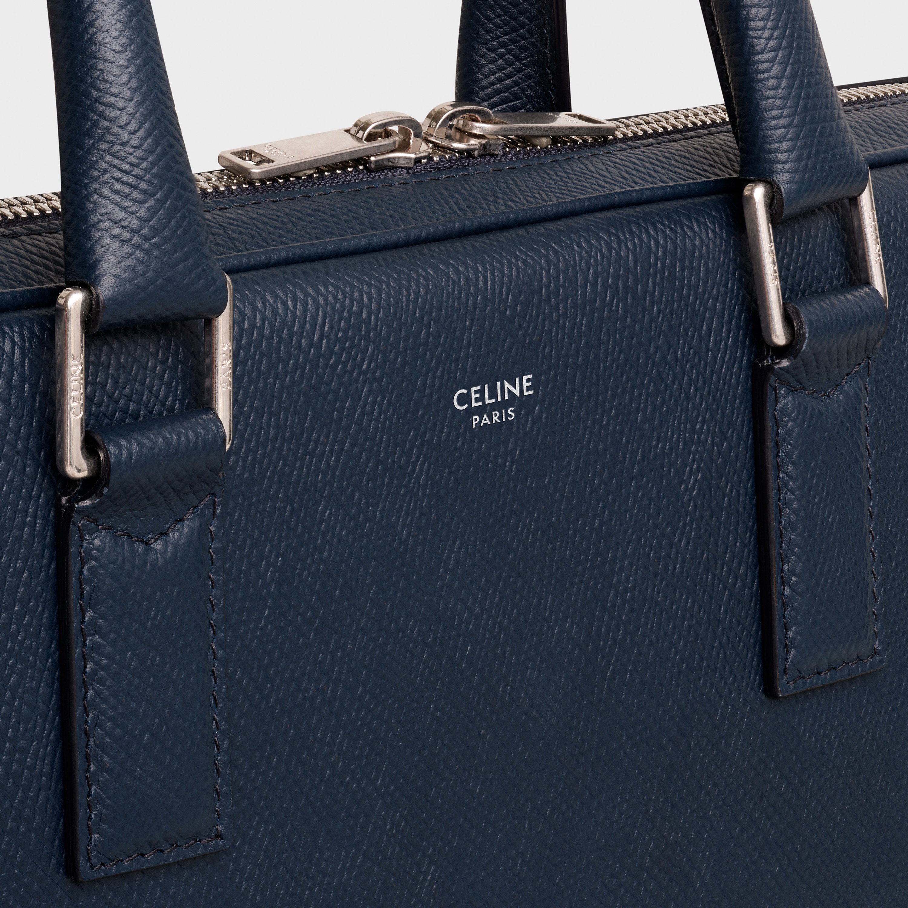 Medium Briefcase in Grained Calfskin - 4