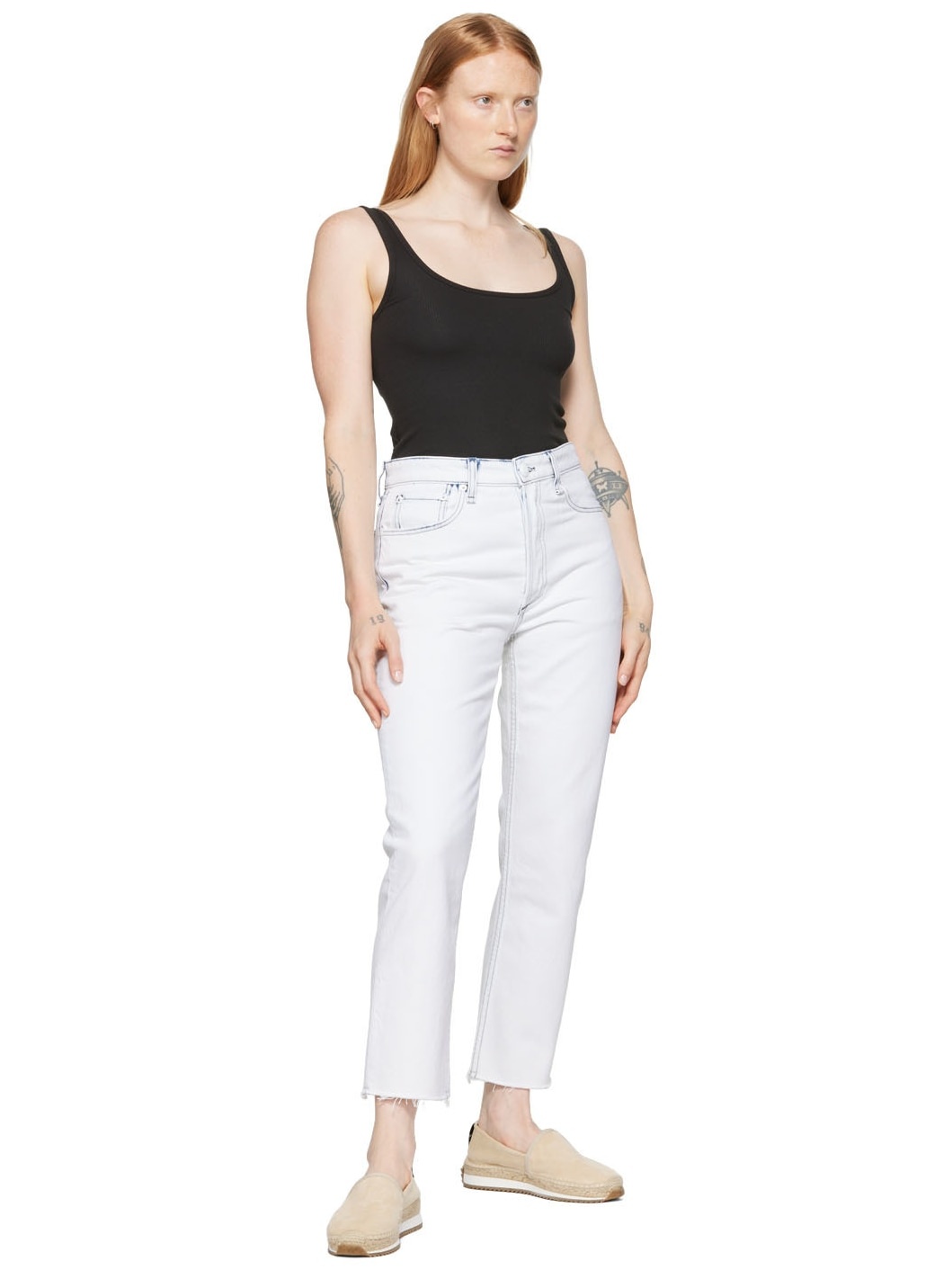 White Nina Jeans - 4