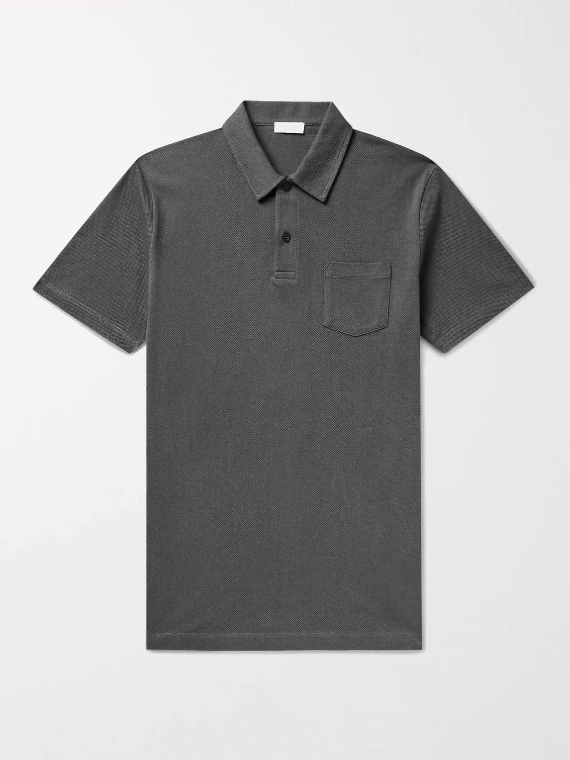 Riviera Slim-Fit Cotton-Mesh Polo Shirt - 1