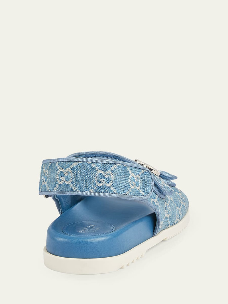 GUCCI Moritz Monogram Easy Slingback Sandals outlook
