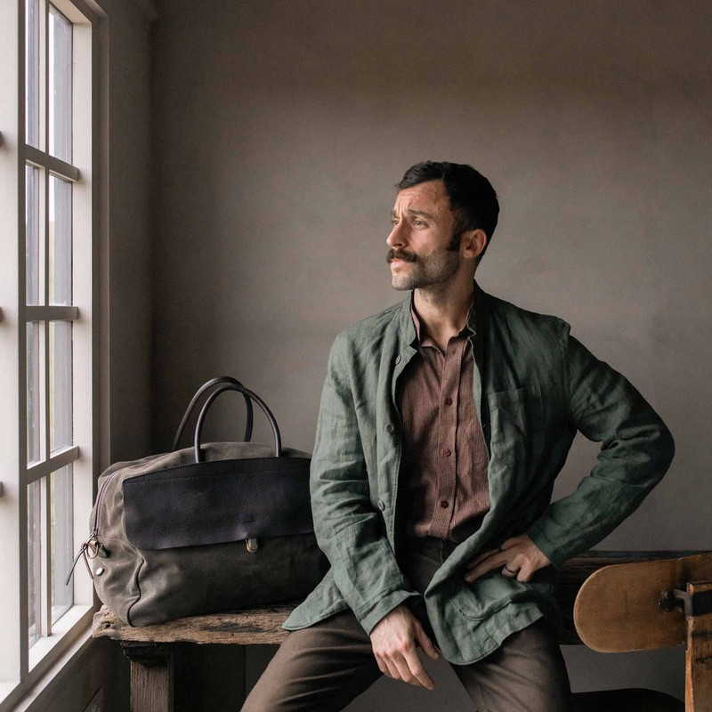GUMMO TRAVEL BAG - SUEDE MUSK 6