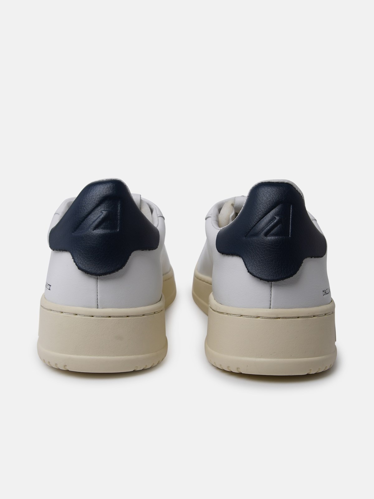 'DALLAS' WHITE LEATHER SNEAKERS - 4