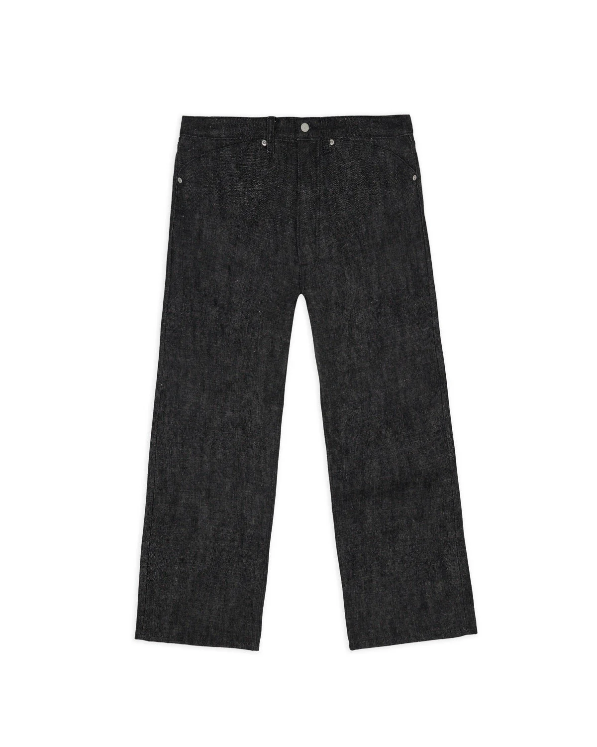 Type 00 15.5oz Selvedge Denim - Black - 1