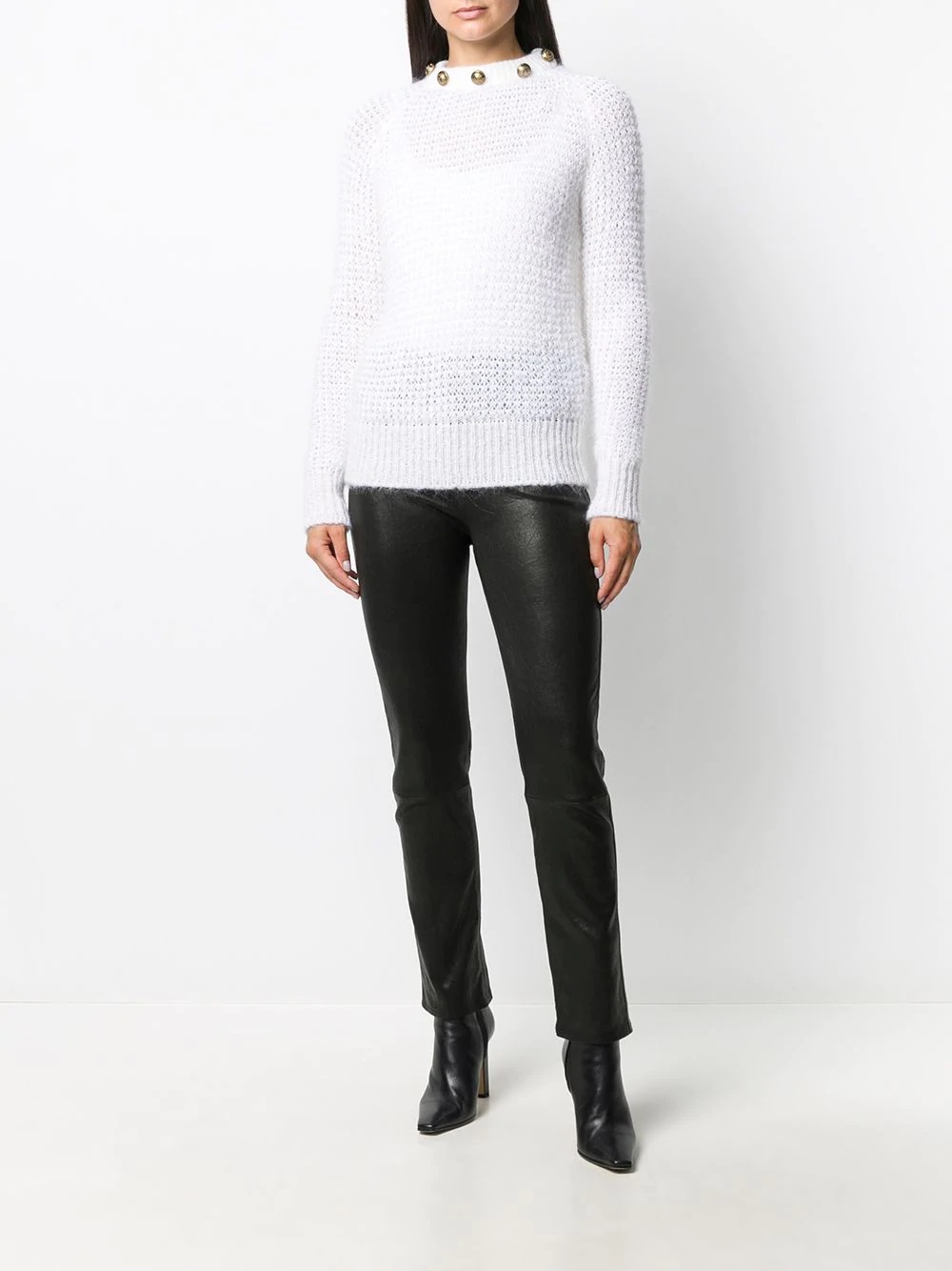 knitted turtleneck jumper - 6