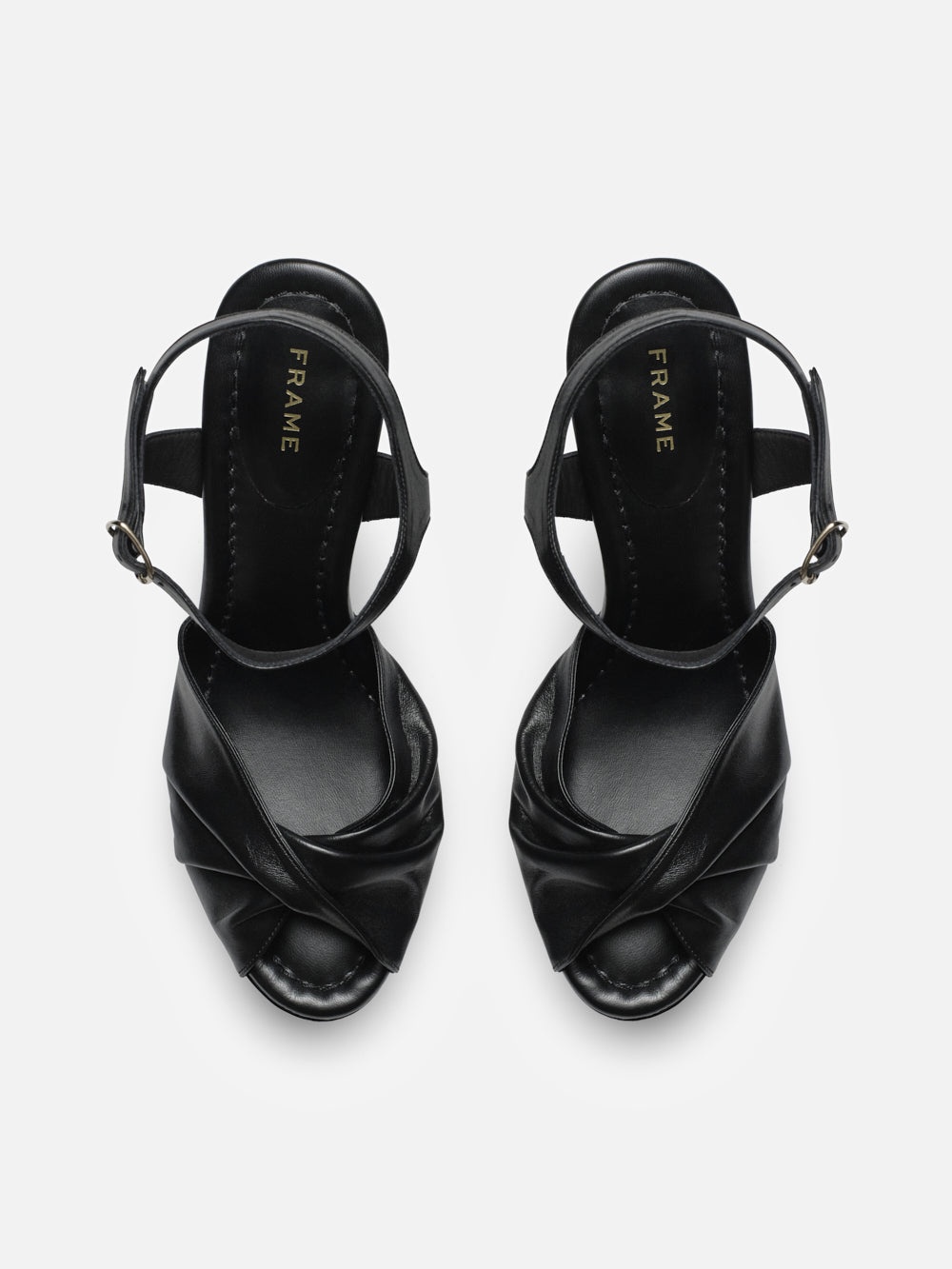 Camille Platform Heel in Black - 2