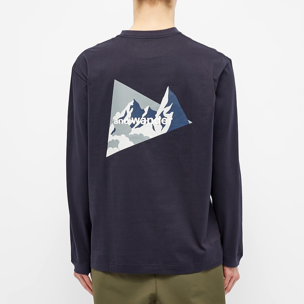 And Wander Long Sleeve Knife Ridge Tee - 6