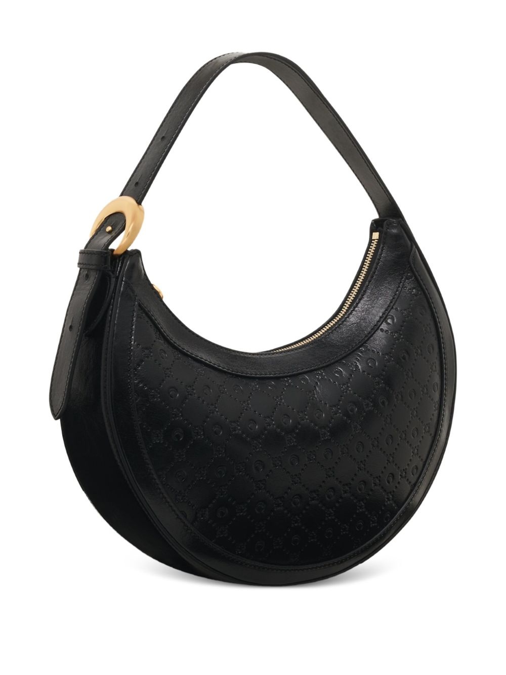 monogram-embossed shoulder bag - 3