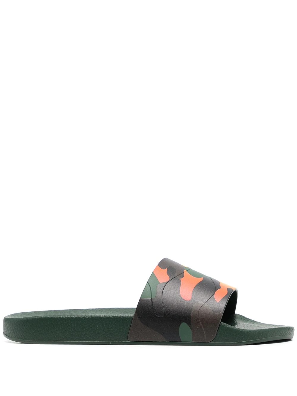 camouflage-print rubber slides - 1