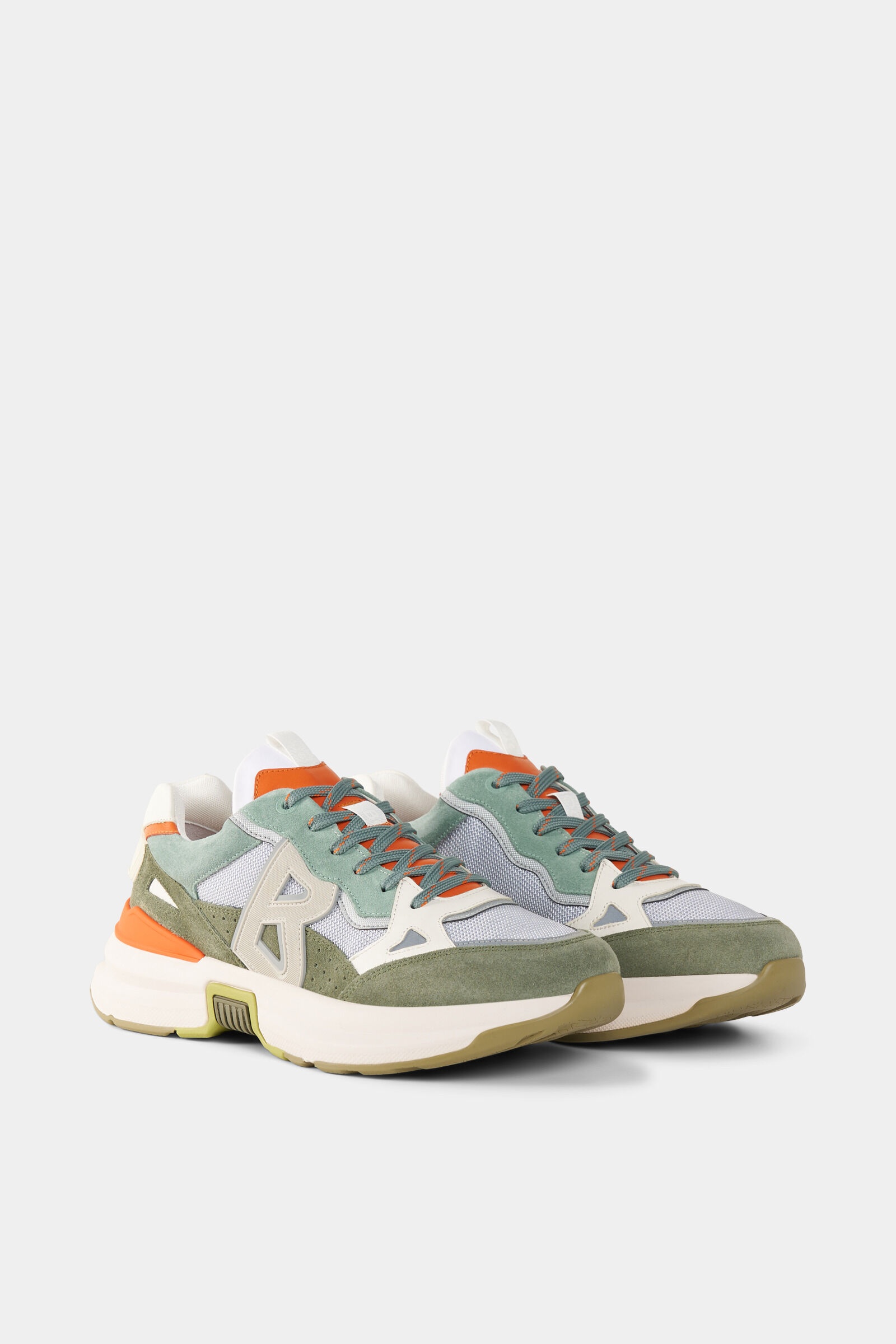Sneaker CTP25 in Green/Orange - 3
