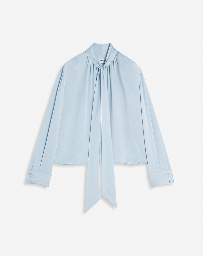 ASCOT COLLAR BLOUSE - 1