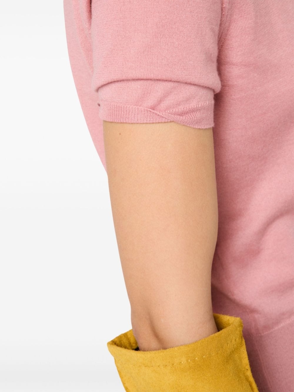 powder pink polo shirt - 5