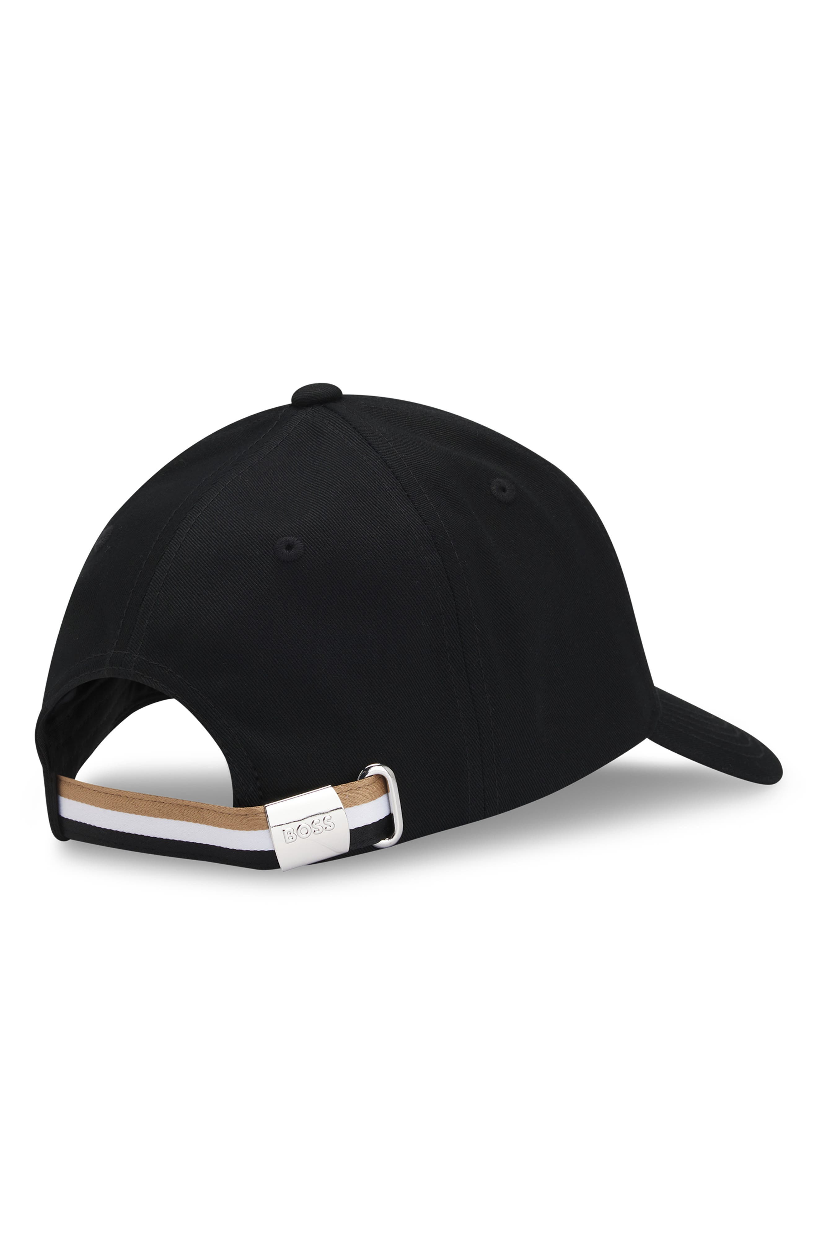 BOSS Zed Cotton Twill Baseball Cap in Black at Nordstrom - 3