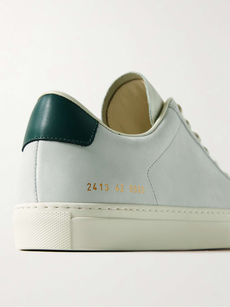 Retro Leather-Trimmed Nubuck Sneakers 6