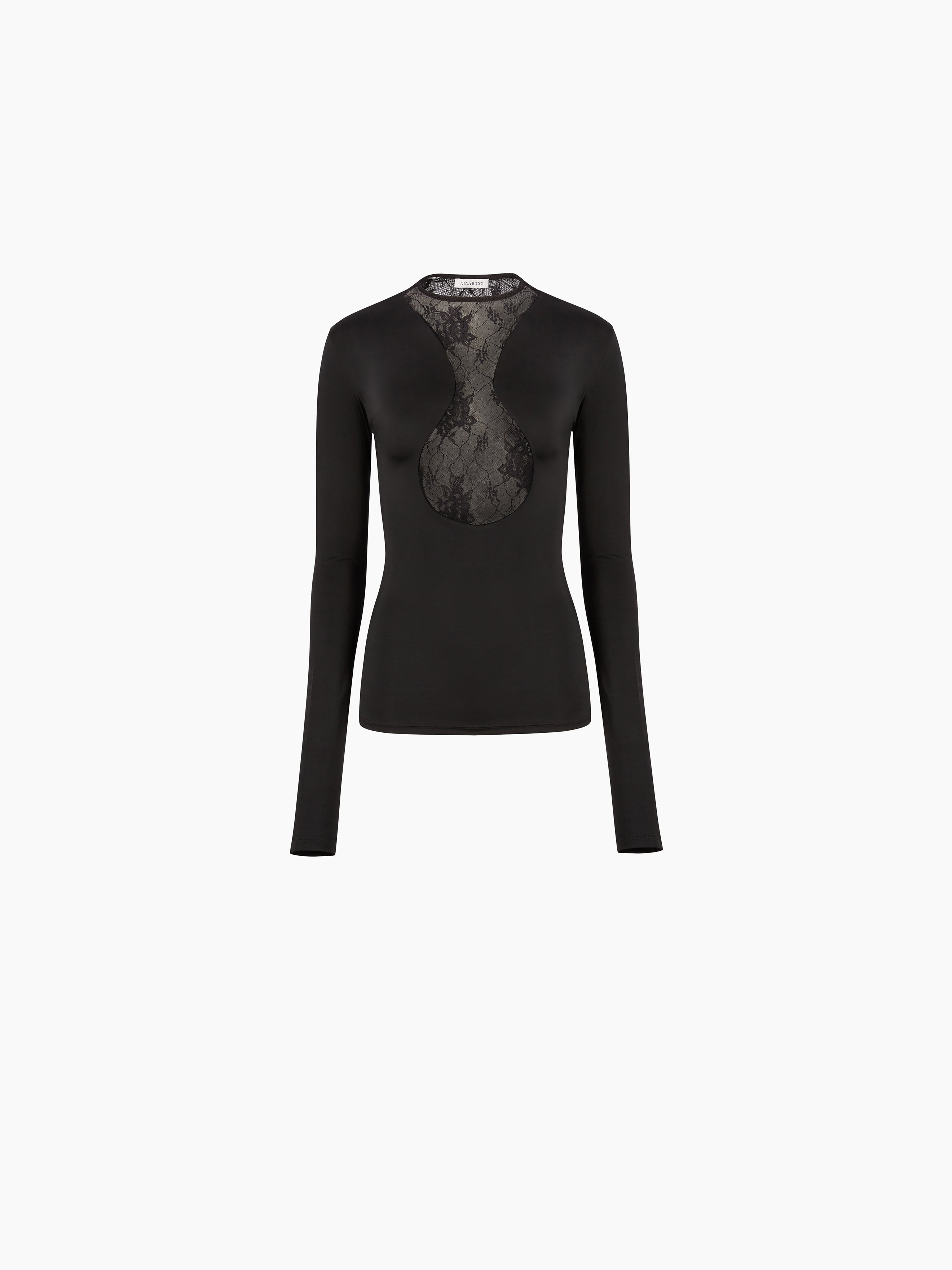 TOP WITH LACE INSERTS - 4