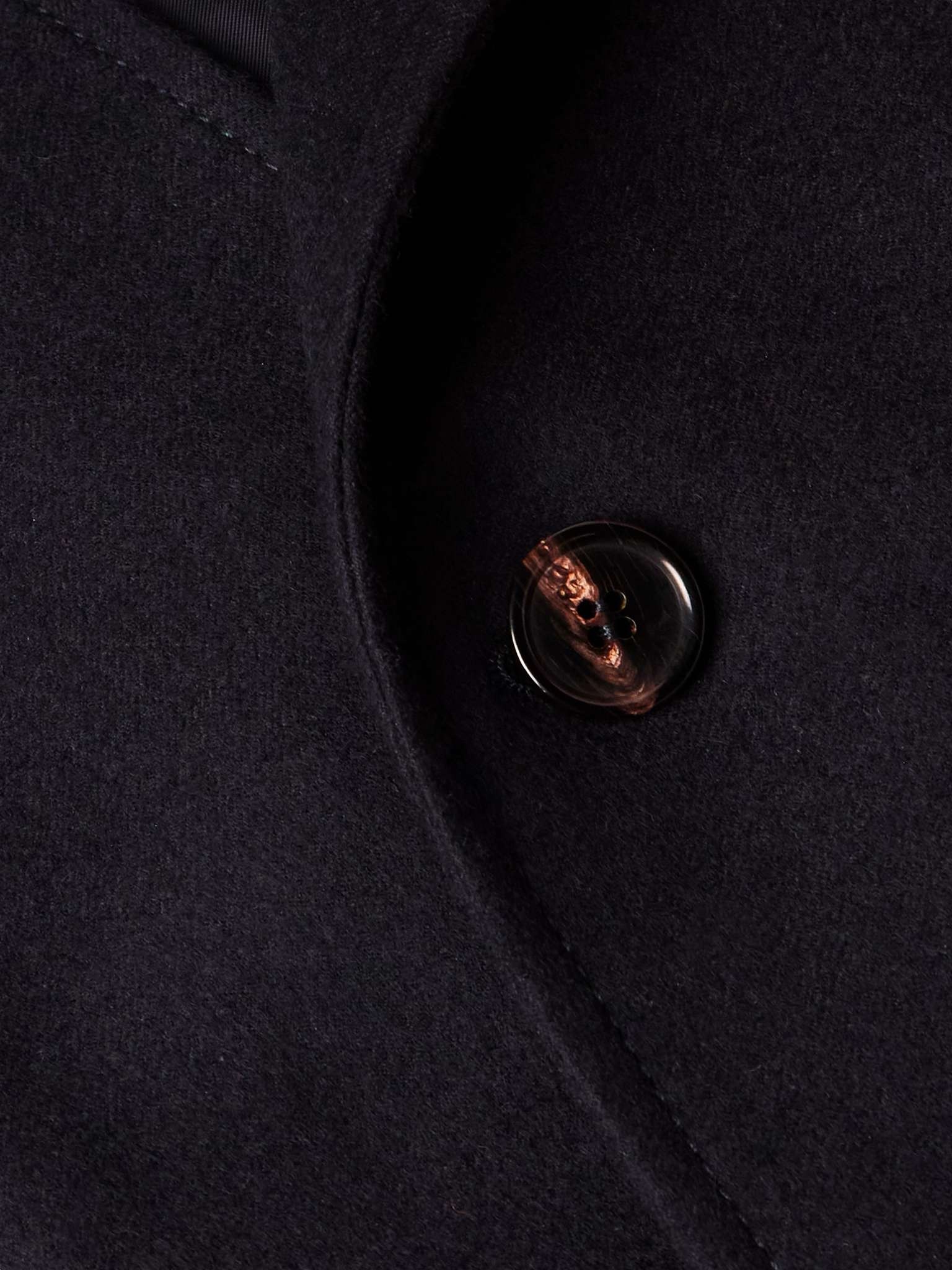 Spagna Leather-Trimmed Cashmere-Felt Jacket - 5