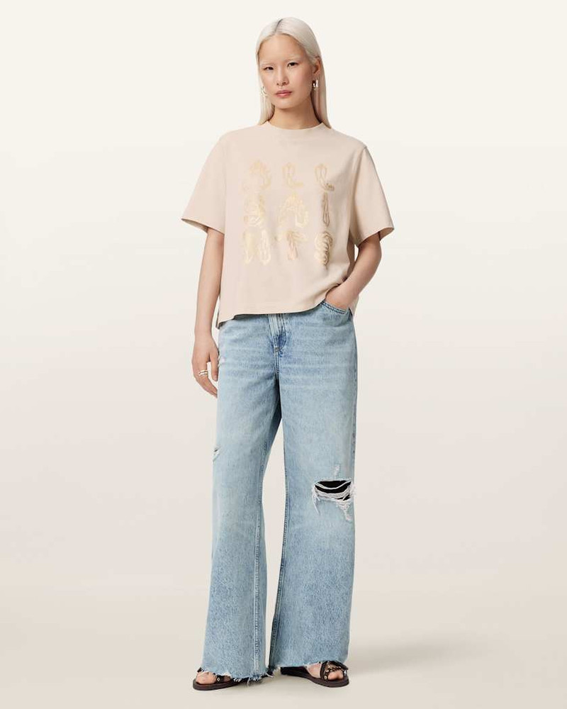 ELLA LISA BOXY EMBELLISHED T-SHIRT 5